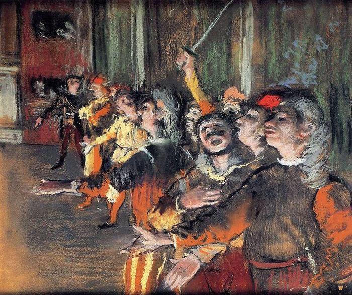Edgar Degas The Chorus (1876) by Edgar Degas china oil painting image